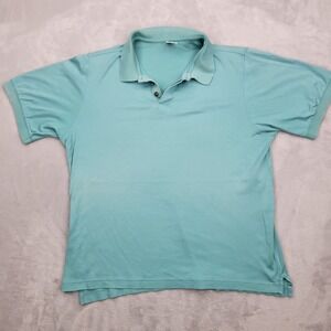 Peruvian Connection Shirt Mens Medium Golf Polo Pima Cotton Basic Collared Adult